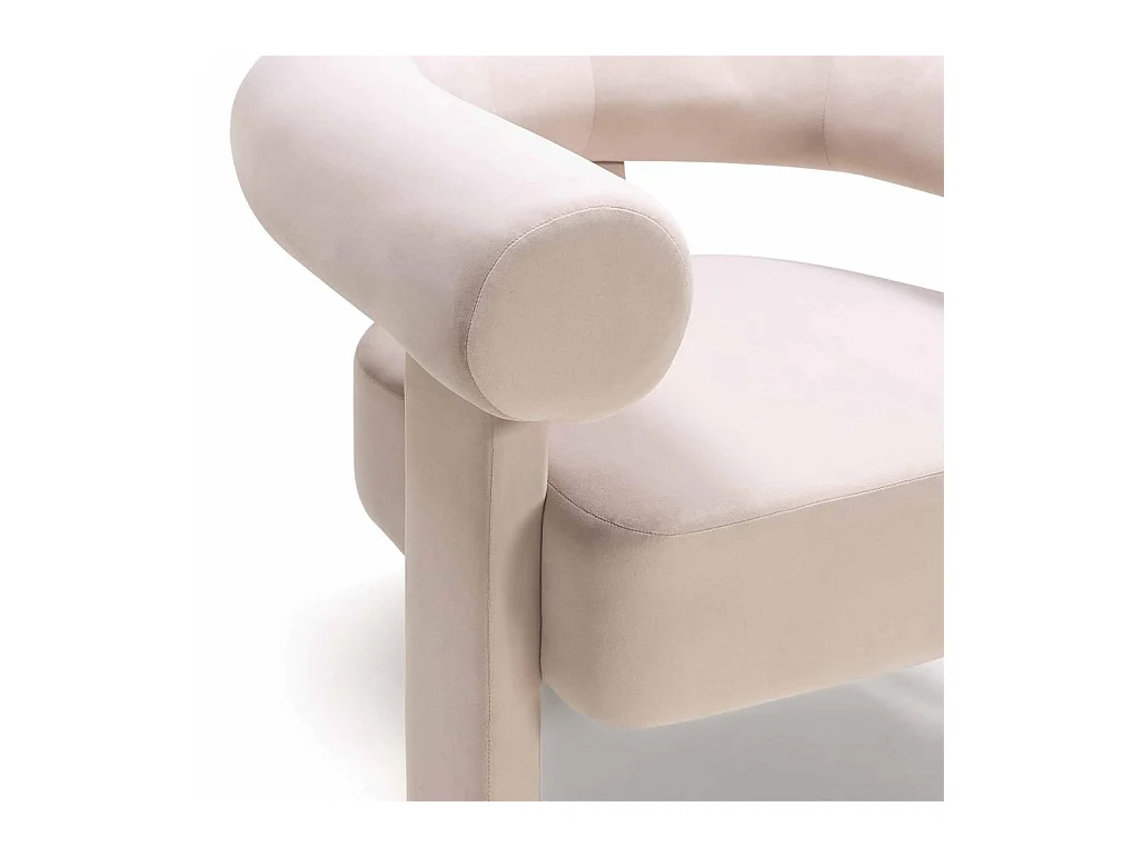 Lounge stoel 76x96x86 cm beige Atypique