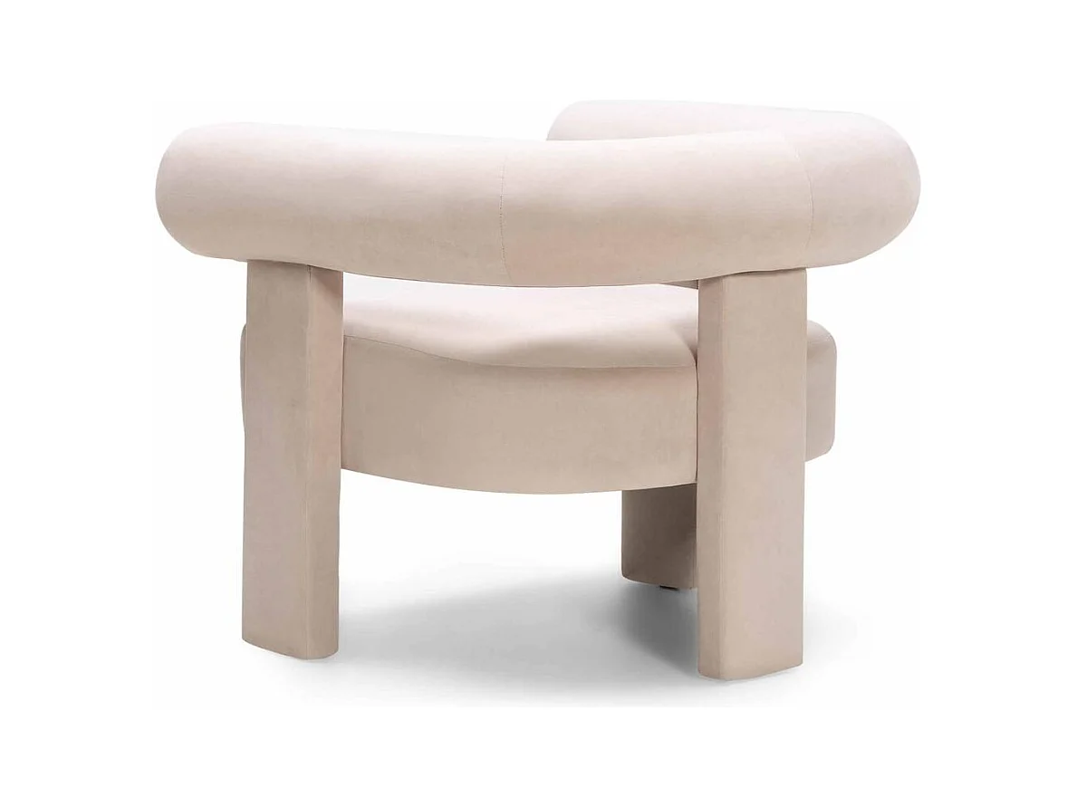 Lounge stoel 76x96x86 cm beige Atypique