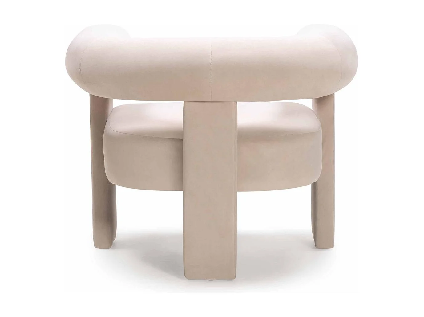 Sillón lounge 76x96x86 cm beige Atypique