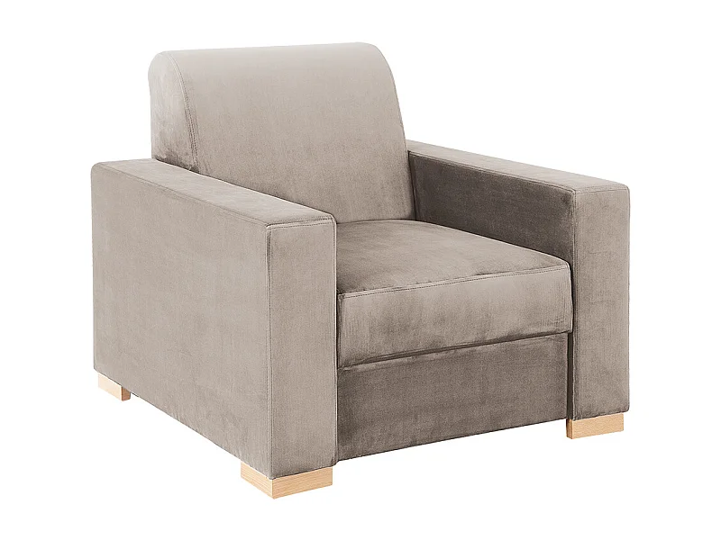 Sessel 0,95x0,9x0,82 m Beige stabil