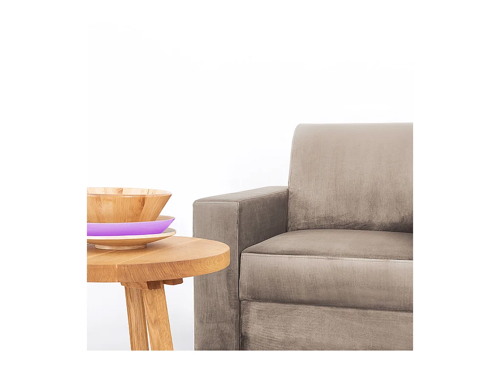 Fauteuil 0,95x0,9x0,82 m Beige stable