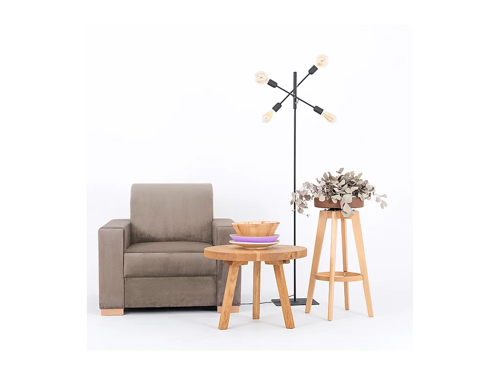 Fauteuil 0,95x0,9x0,82 m Beige stable