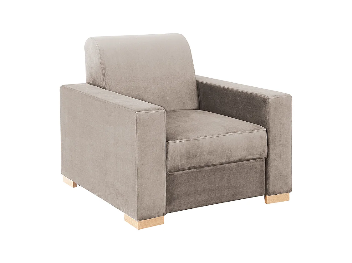 Sessel 0,95x0,9x0,82 m Beige stabil