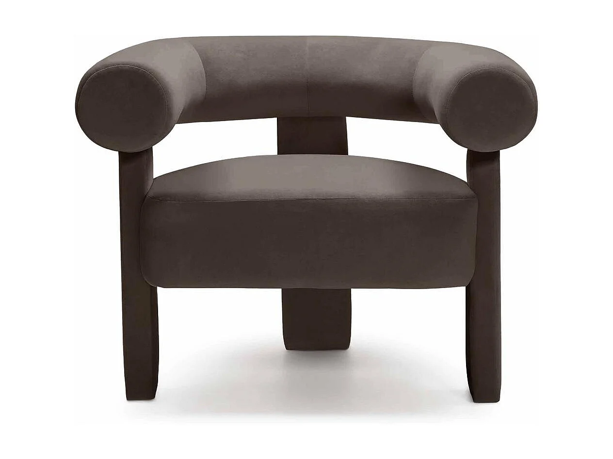 Loungefauteuil 96x86x76 cm Lichtbruin Atypique