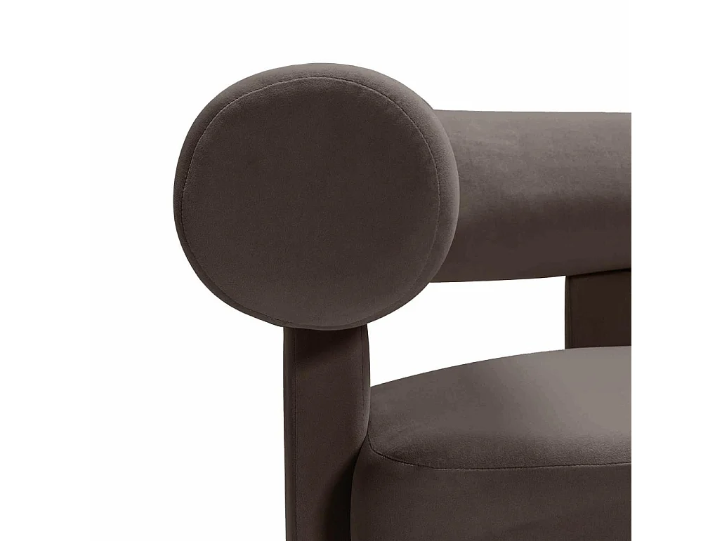 Loungefauteuil 96x86x76 cm Lichtbruin Atypique