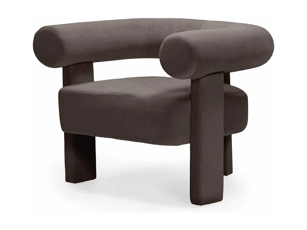 Loungefauteuil 96x86x76 cm Lichtbruin Atypique
