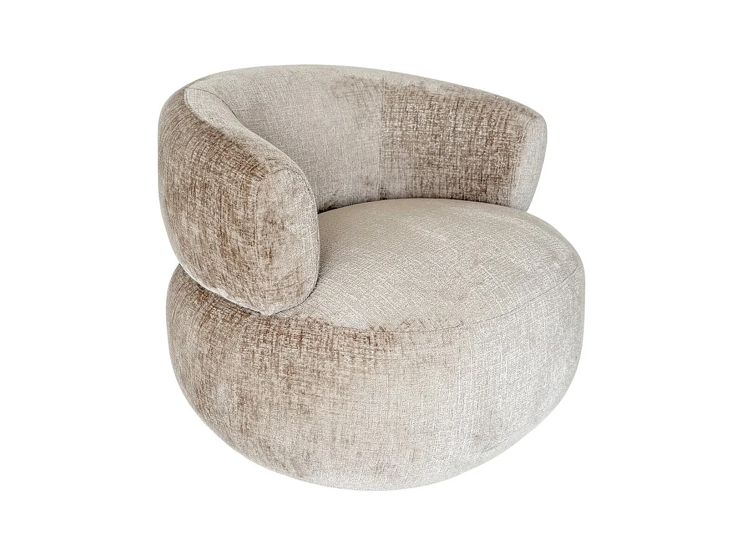 Draaistoel 73x85x83 cm beige Cornel