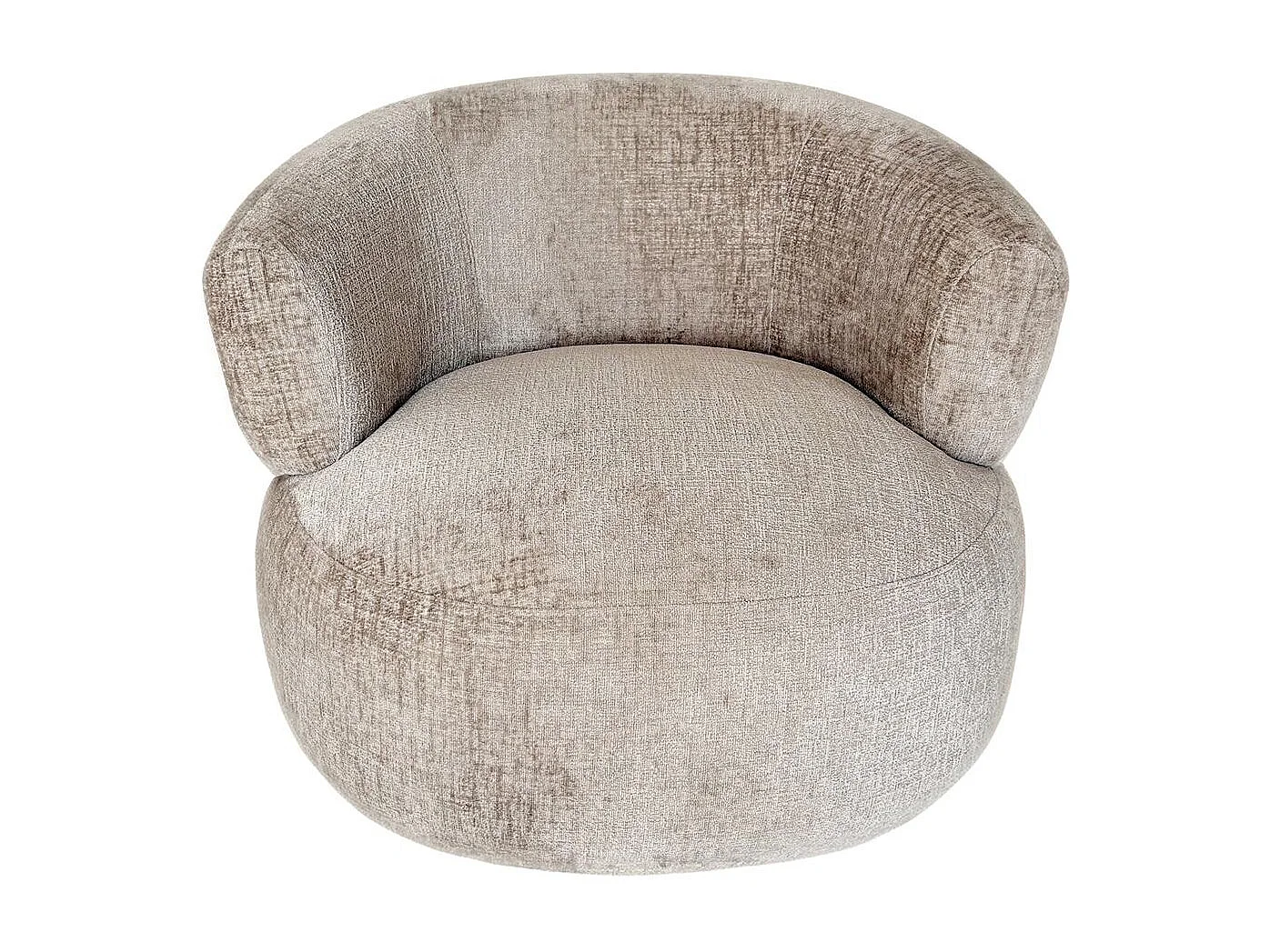 Sedia girevole 73x85x83 cm beige cornel