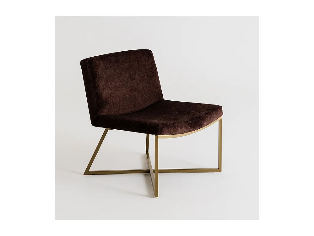 Fauteuil 60x62x71 cm Marron Zero