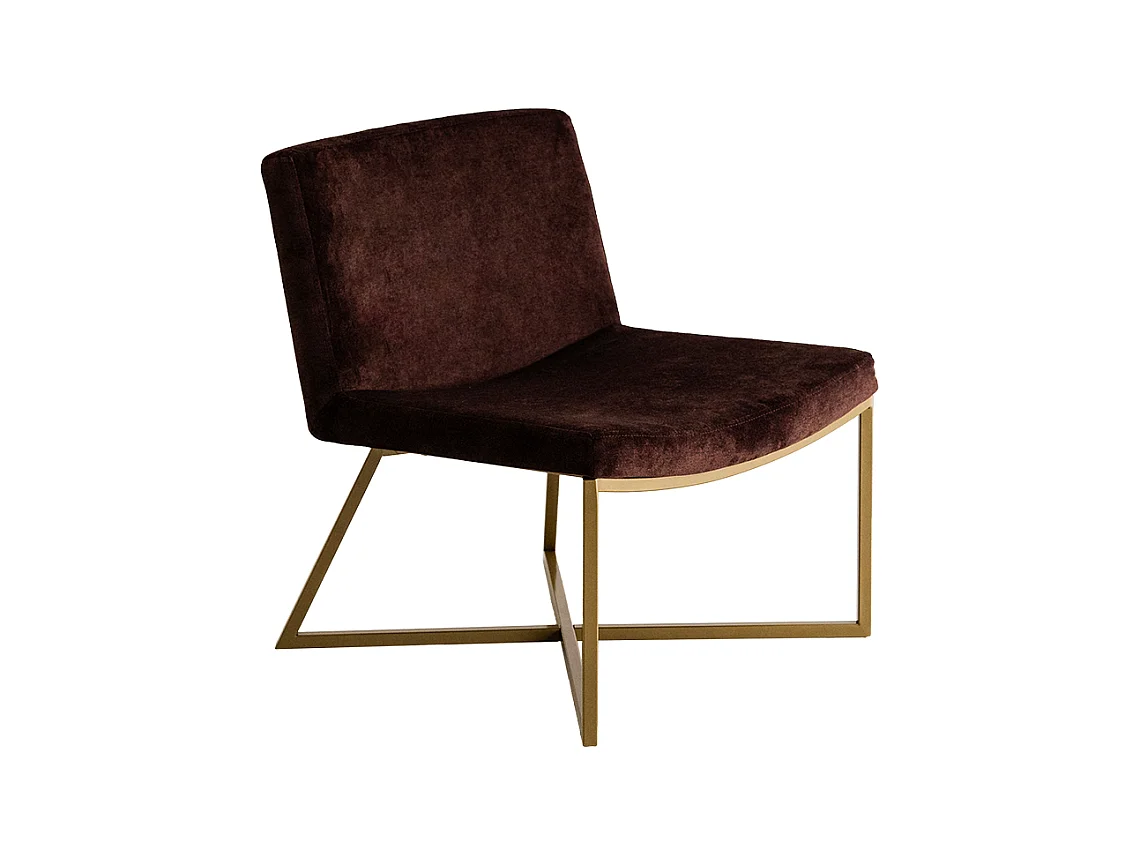 Poltrona 60x62x71 cm Marrone Zero