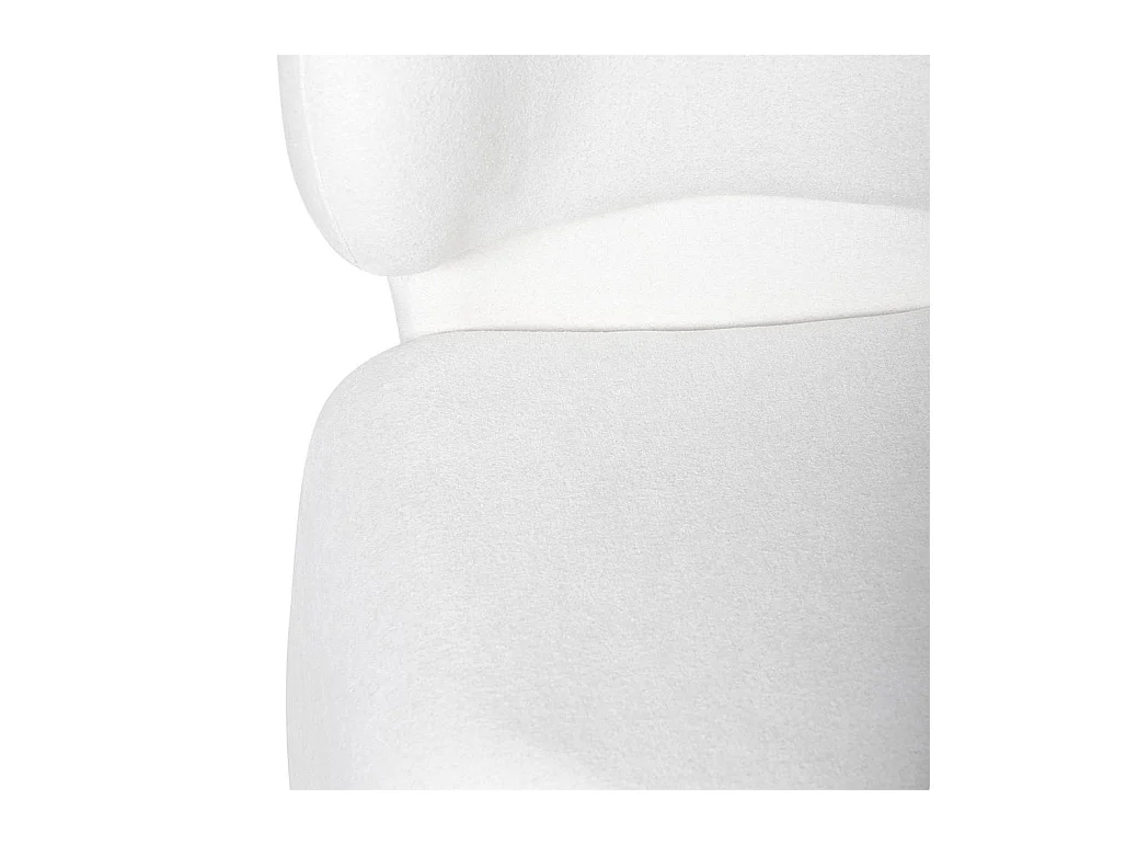 Gestoffeerde stoel 78x63x56 cm wit BIZZA