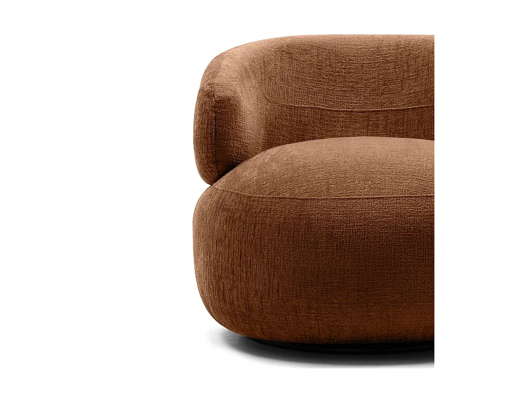 Draaistoel 75x82x85 cm Koper erker