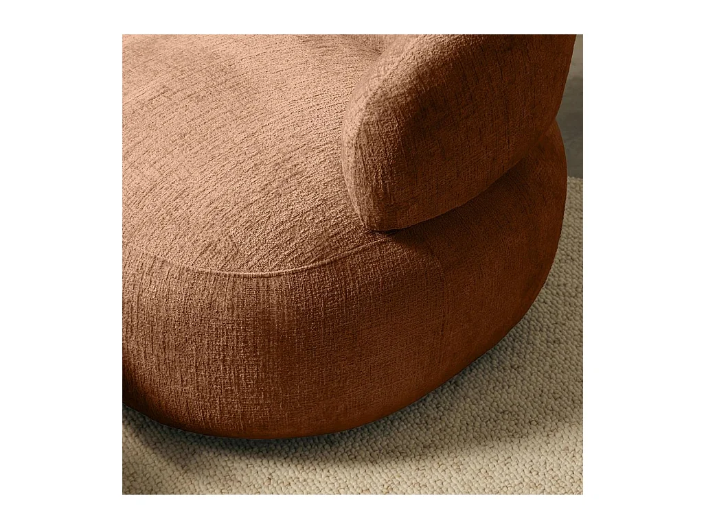 Draaistoel 75x82x85 cm Koper erker