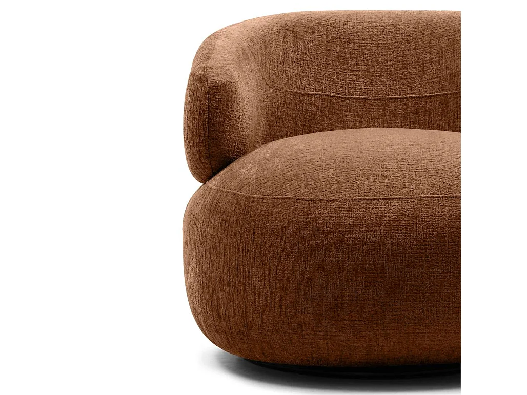 Sedia girevole 75x82x85 cm Rame oriel