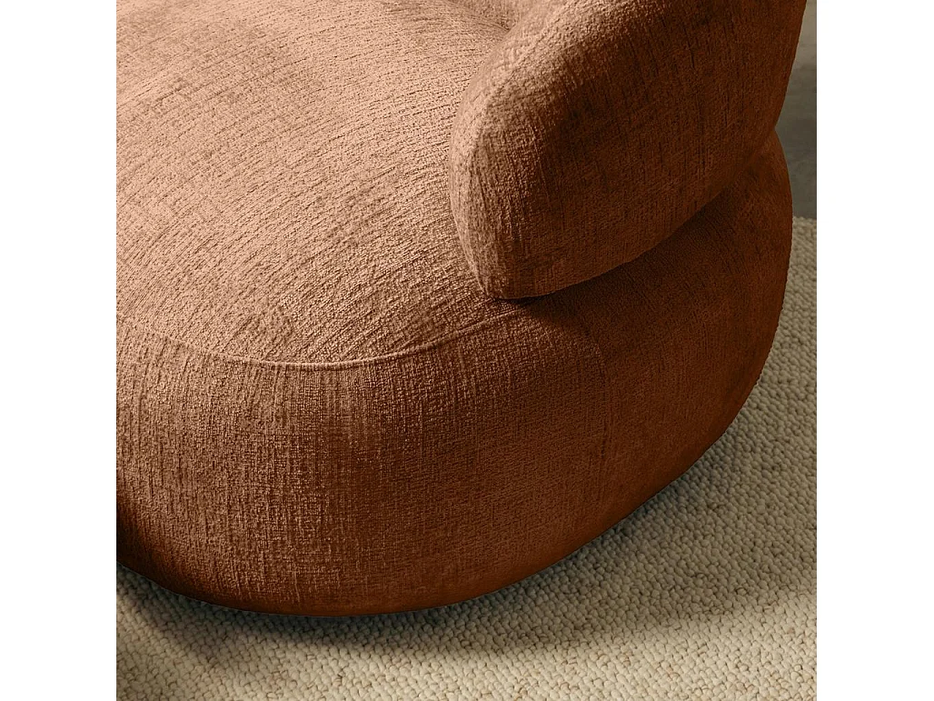 Sedia girevole 75x82x85 cm Rame oriel