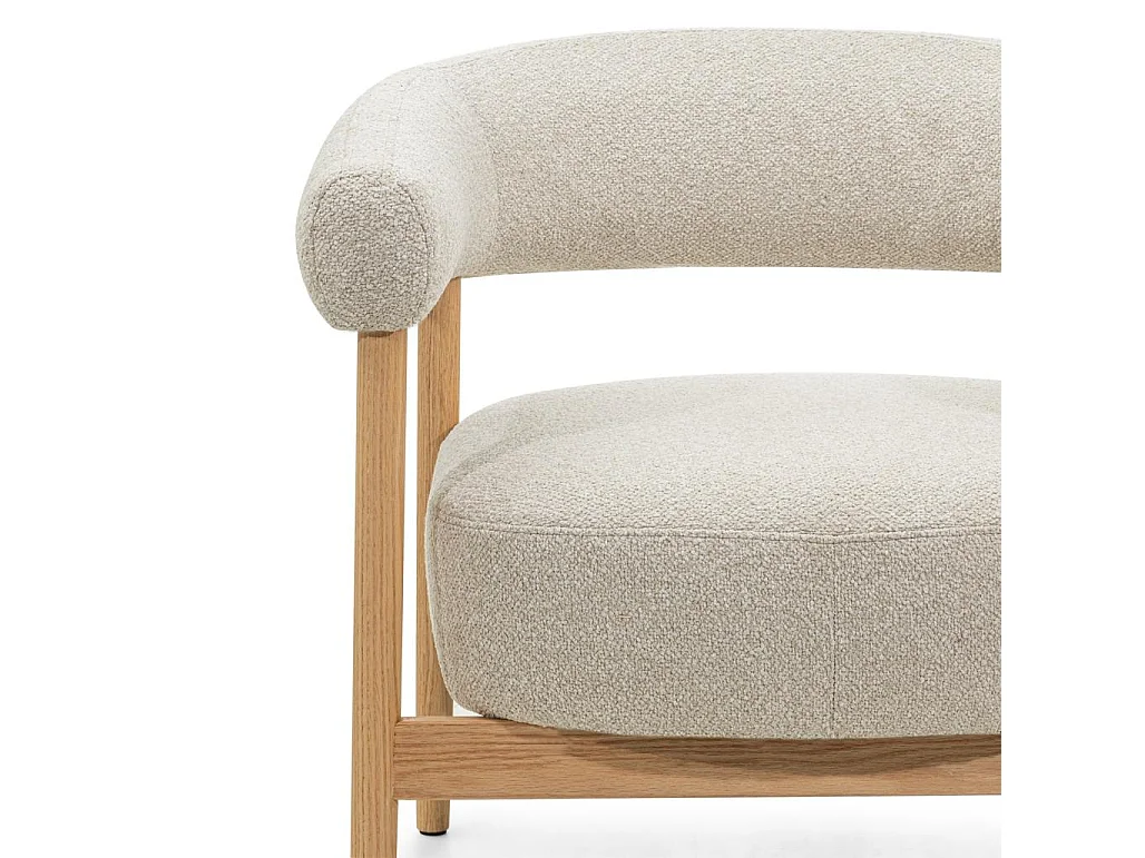 Polsterstuhl 78x70x74 cm Hellbeige MUE