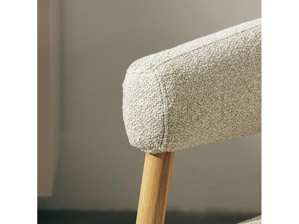 Polsterstuhl 78x70x74 cm Hellbeige MUE