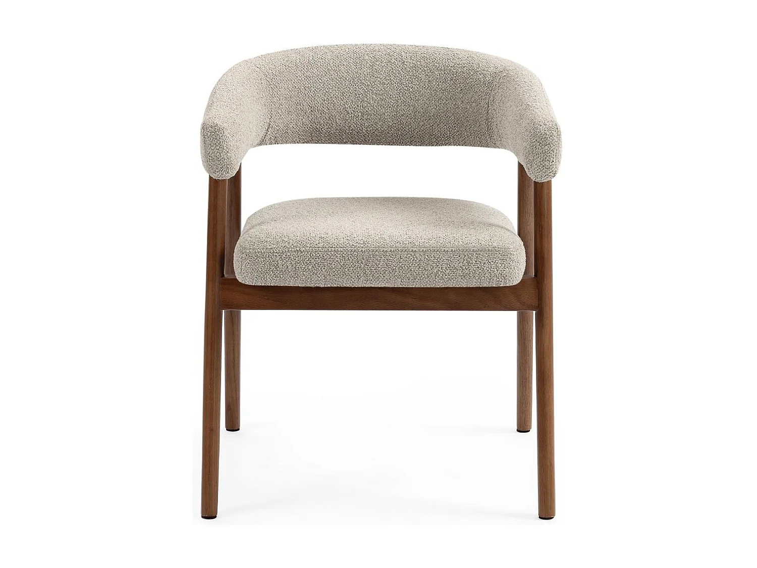 Cadeira estofada 73,5x59x55 cm bege MUE