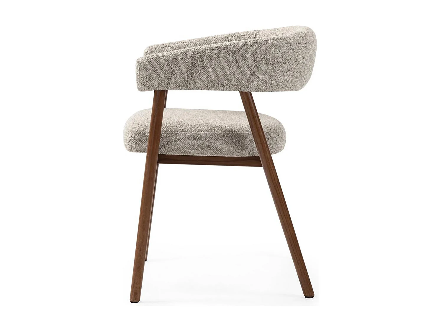 Cadeira estofada 73,5x59x55 cm bege MUE