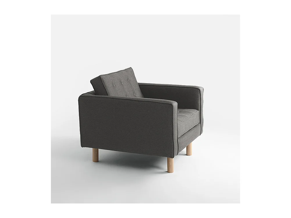 Fauteuil 86x84x75 cm Carbon Topic Hout