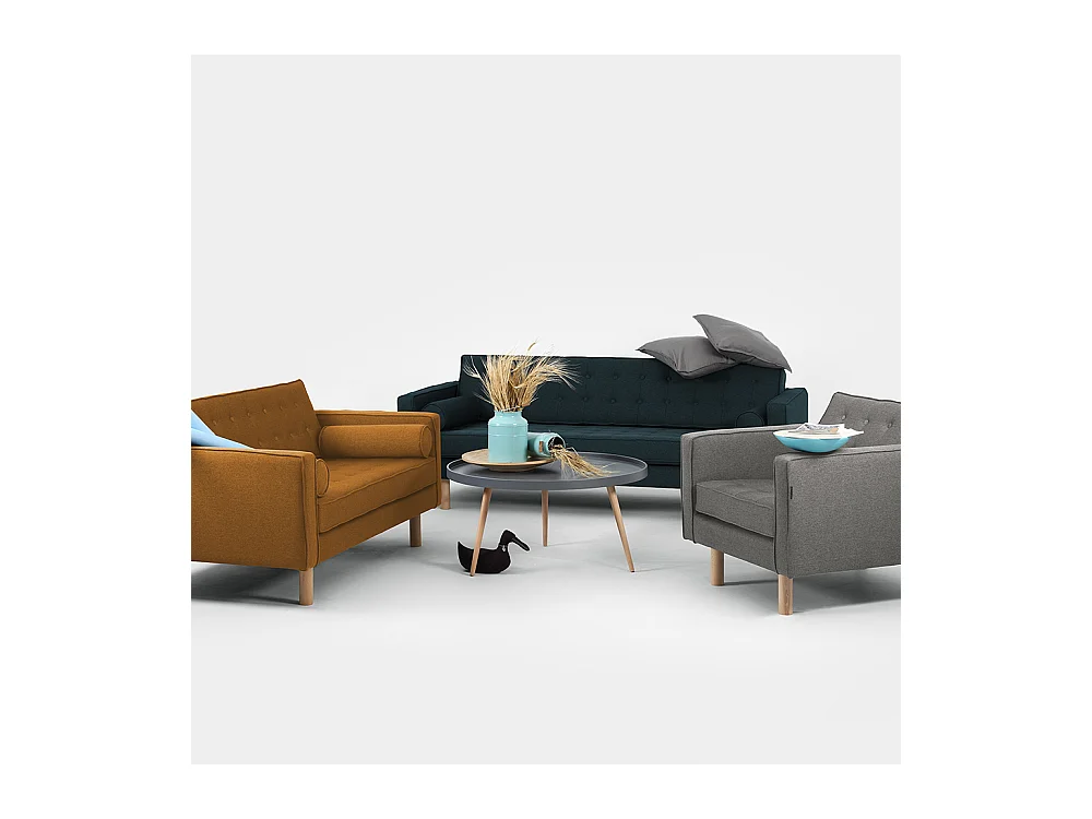 Fauteuil 86x84x75 cm Carbon Topic Hout