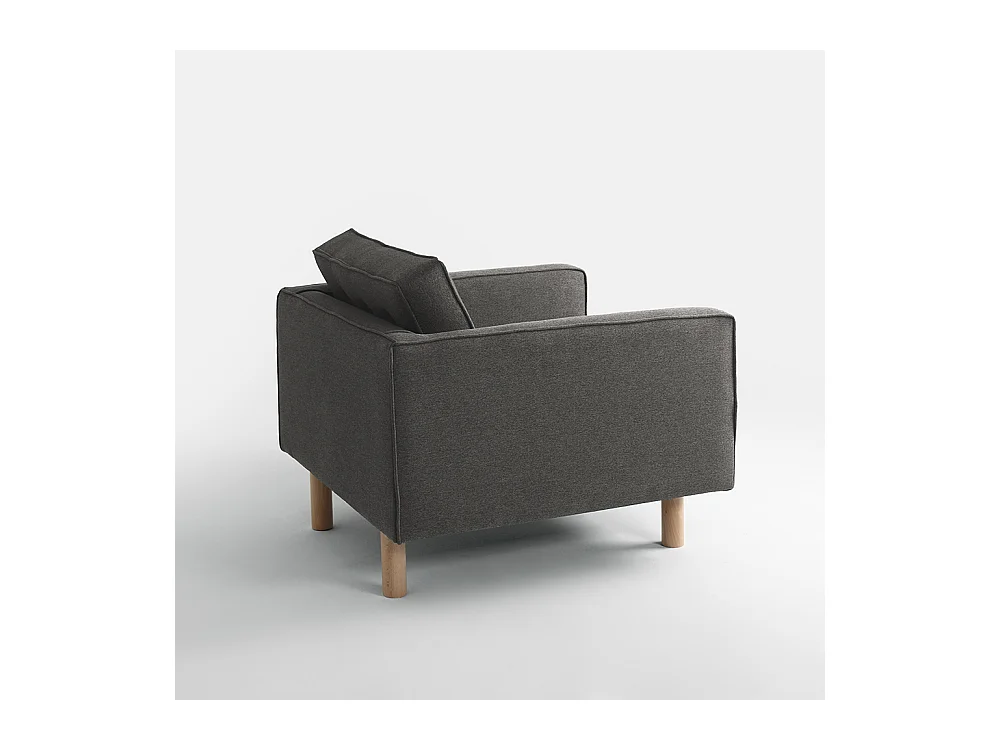 Fauteuil 86x84x75 cm Carbon Topic Hout