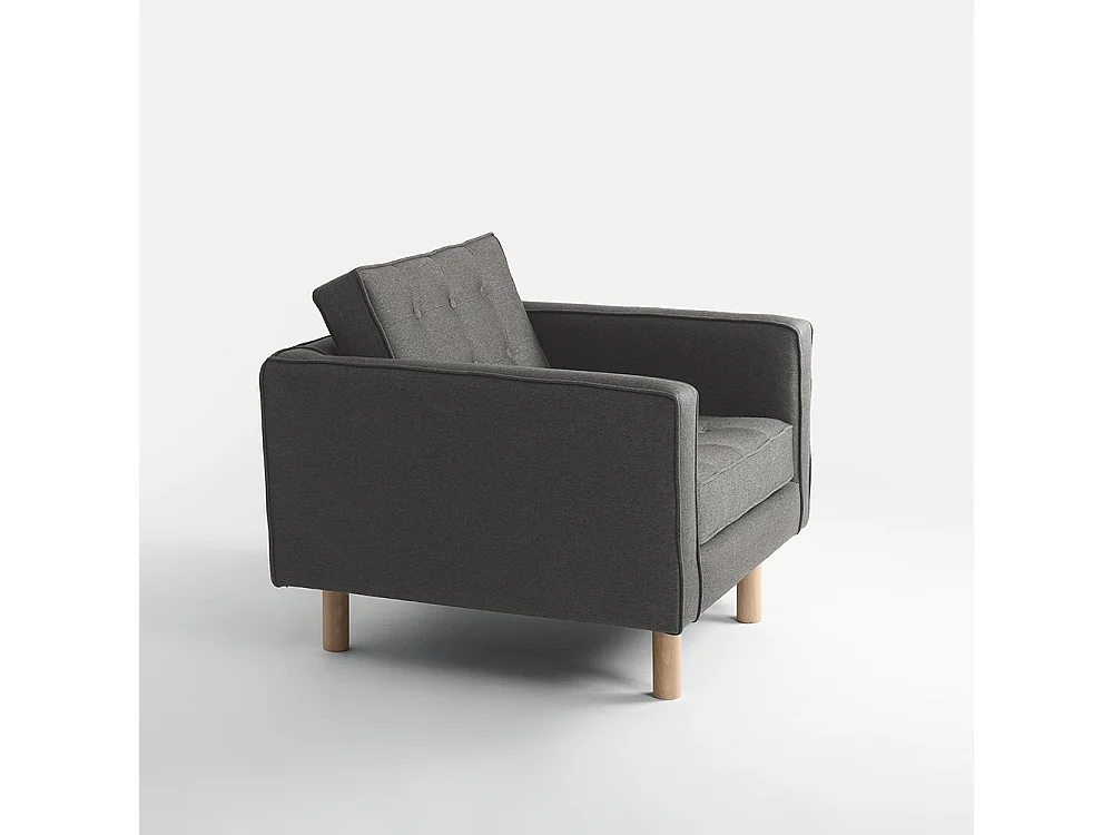 Sessel 86x84x75 cm Carbon Topic Holz