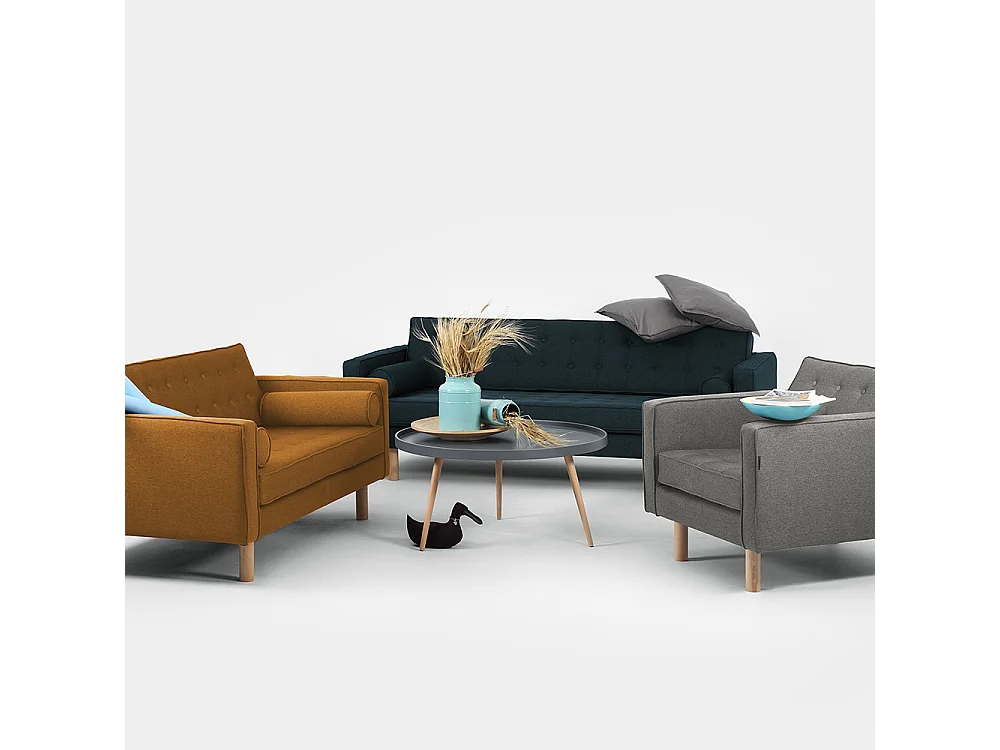 Sessel 86x84x75 cm Carbon Topic Holz