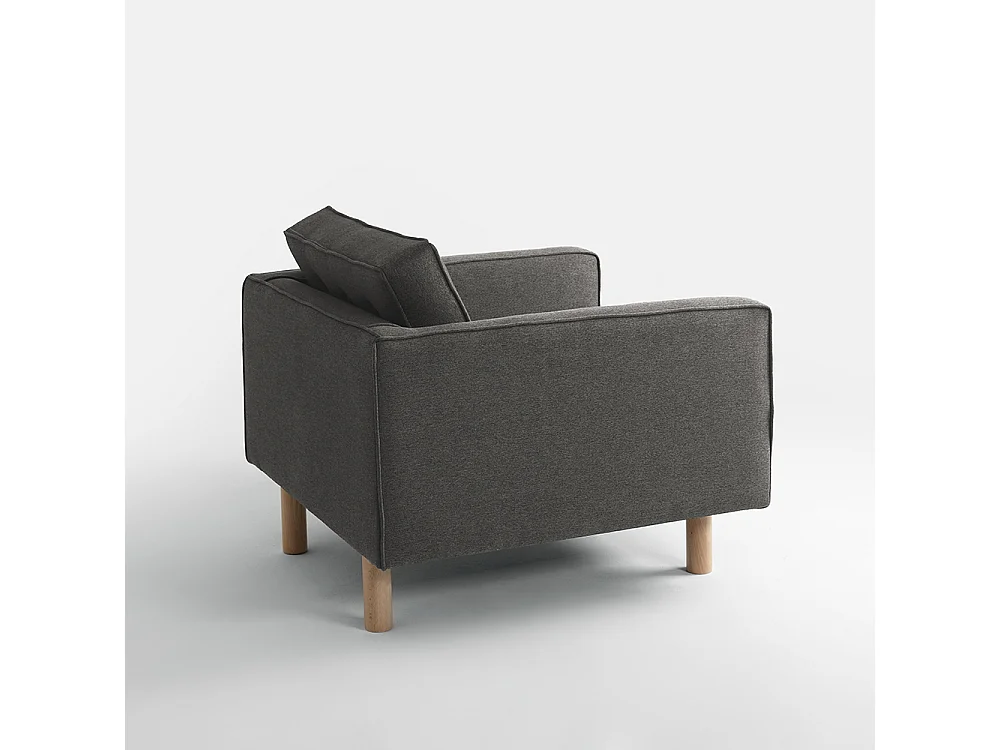 Sessel 86x84x75 cm Carbon Topic Holz