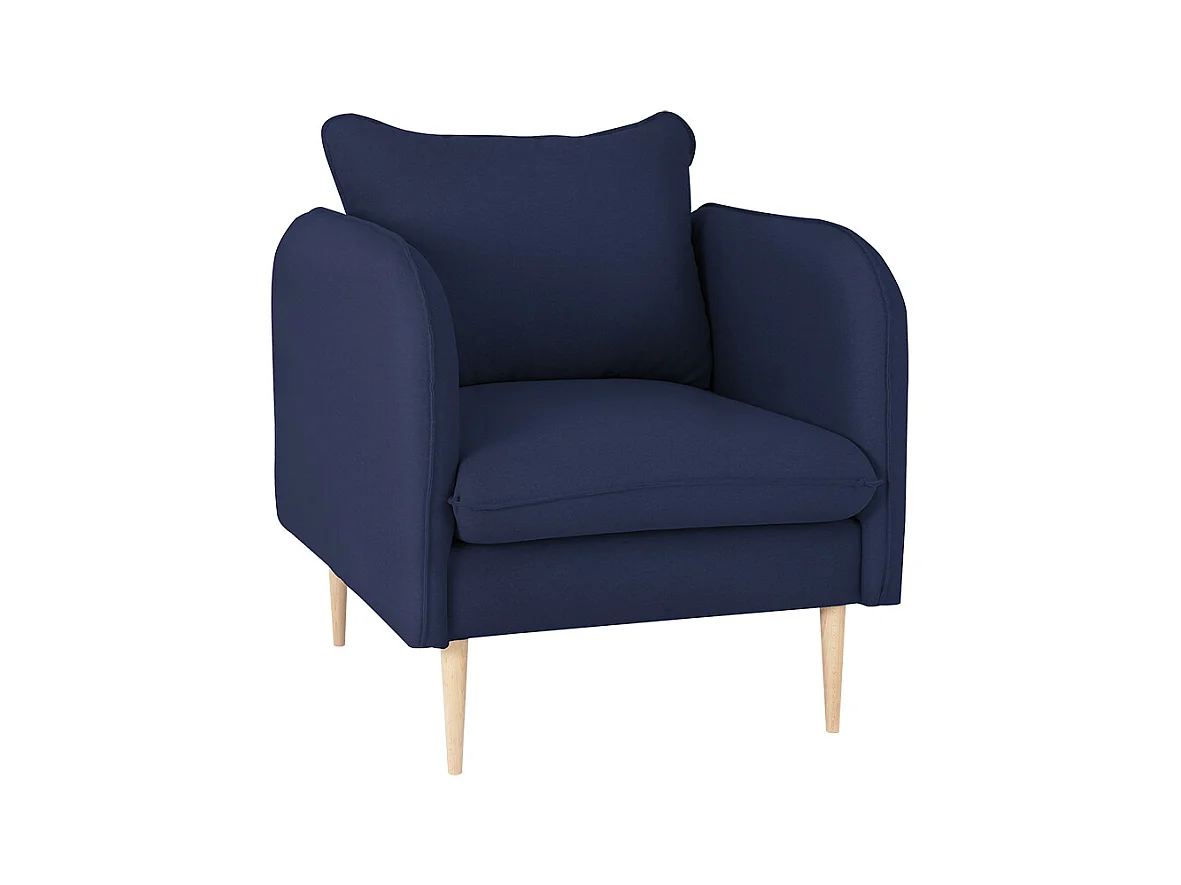 Sessel 0,89x0,8x0,9 m Ink Posh Holz