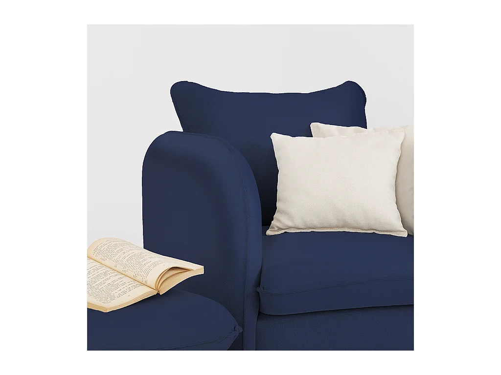 Sessel 0,89x0,8x0,9 m Ink Posh Holz