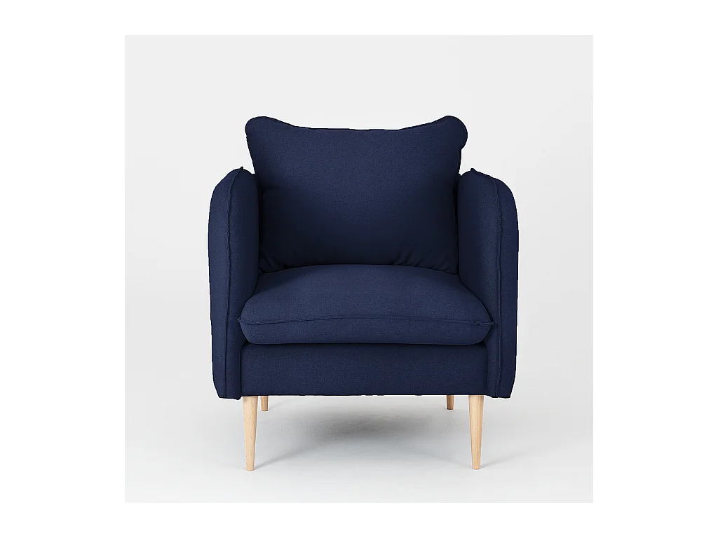 Sessel 0,89x0,8x0,9 m Ink Posh Holz