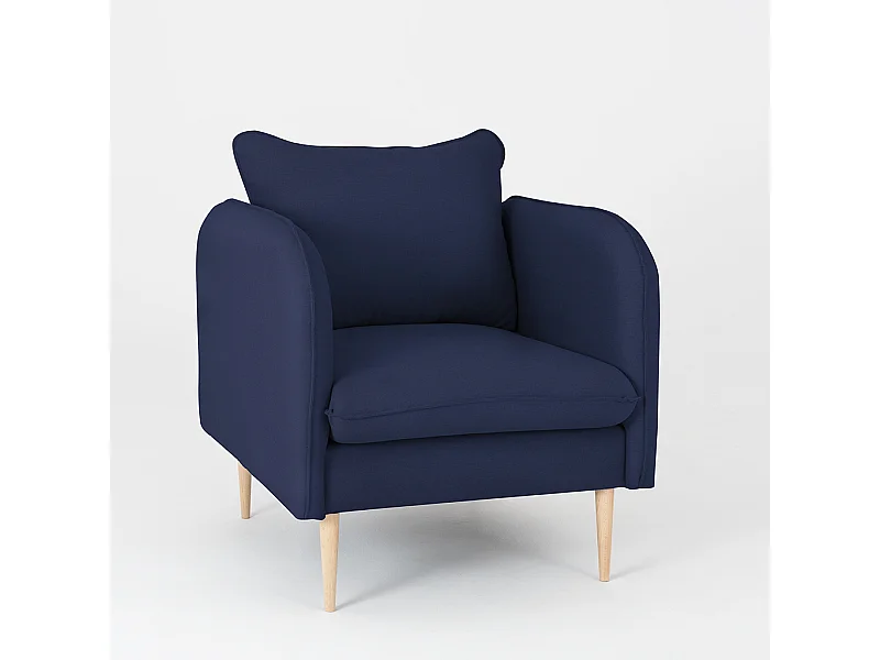 Fauteuil 0,89x0,8x0,9 m Ink Posh Hout