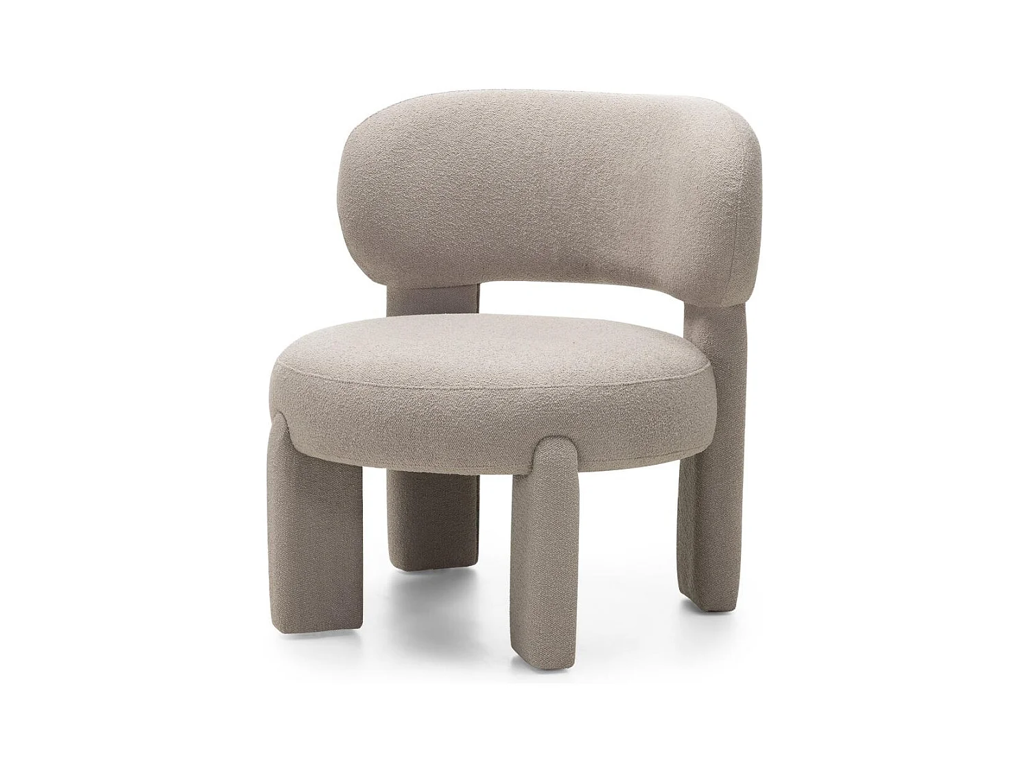 Fauteuil 70x73x78 cm Licht Beige samma