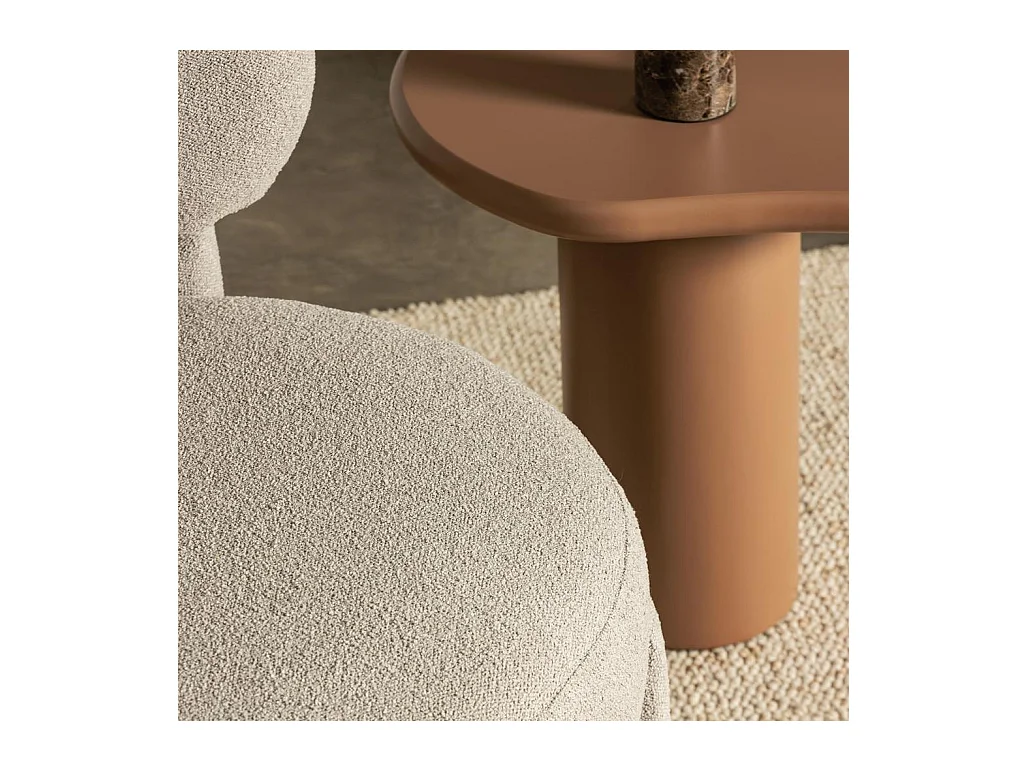 Fauteuil 70x73x78 cm Licht Beige samma