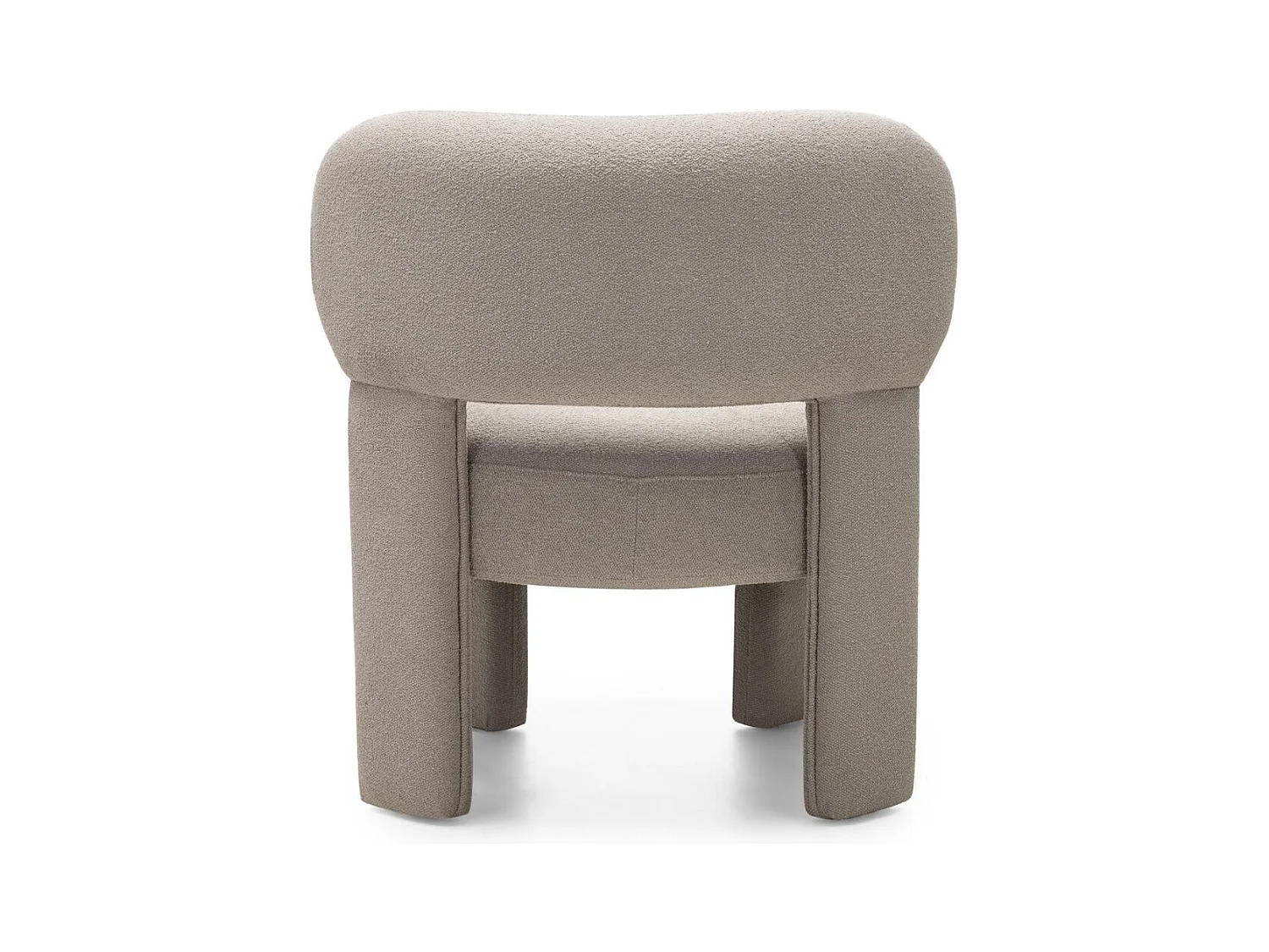 Sessel 70x73x78 cm Hellbeige Samt