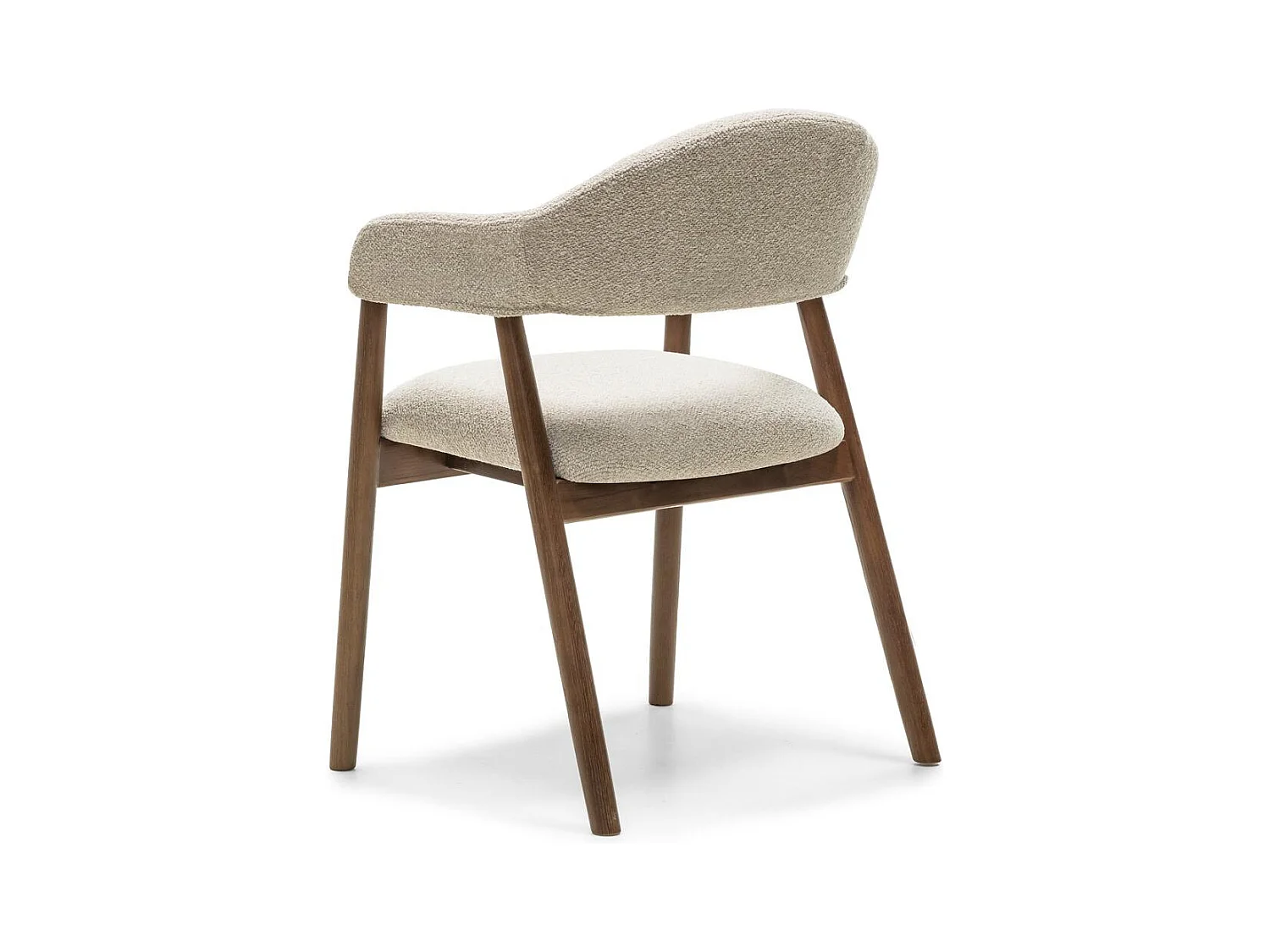 Gestoffeerde stoel 57x54x81 cm beige LARIS