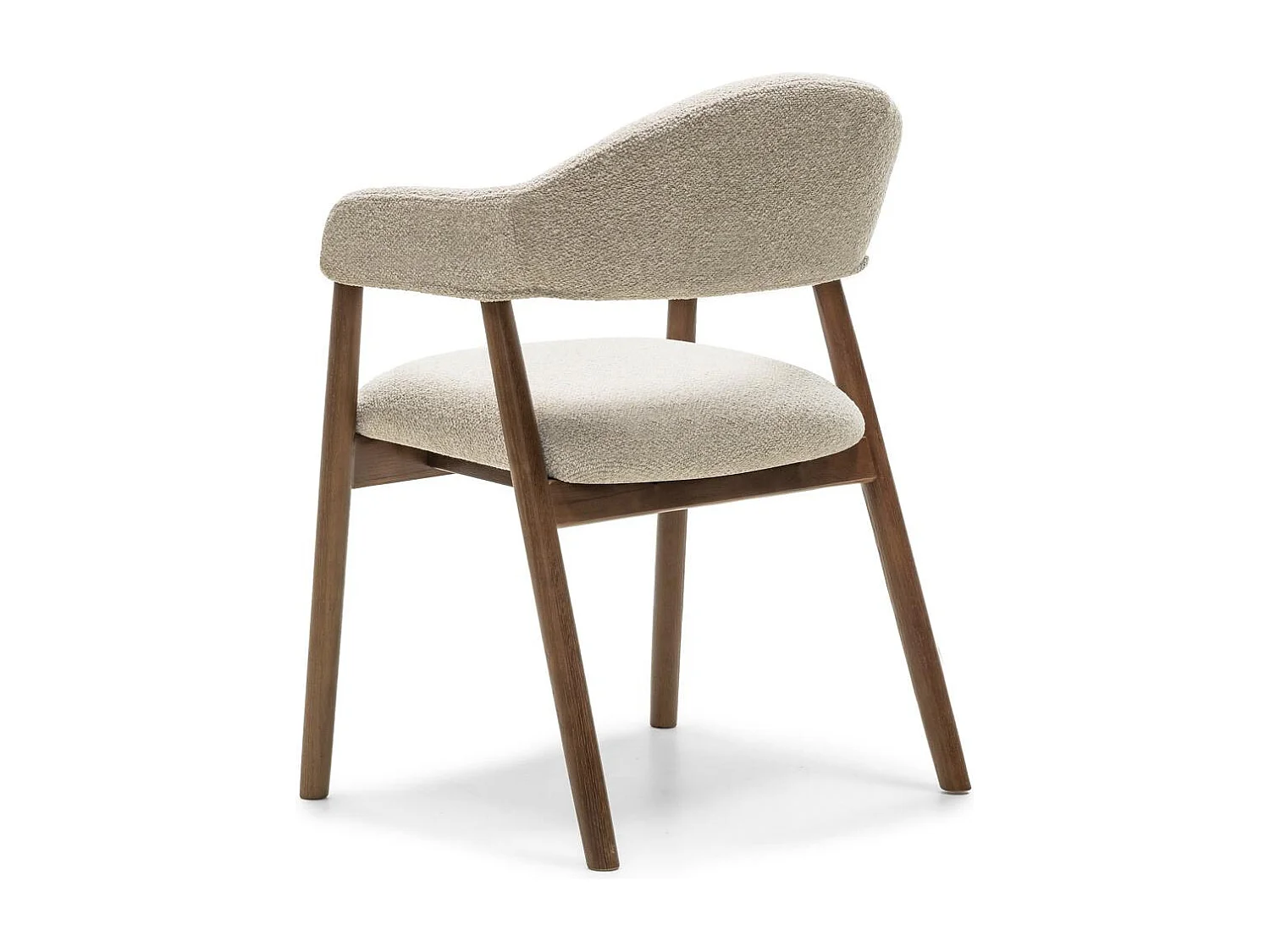 Gestoffeerde stoel 57x54x81 cm beige LARIS