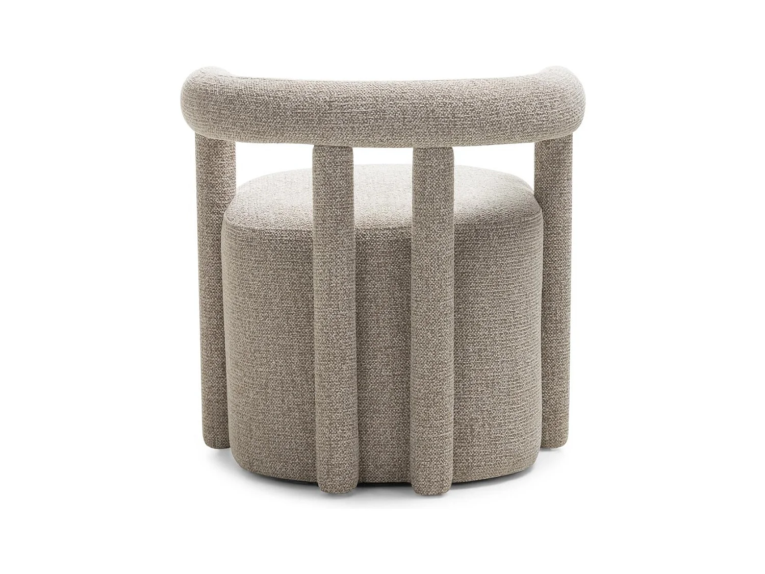 Fauteuil 63x65x60 cm gris Nolan