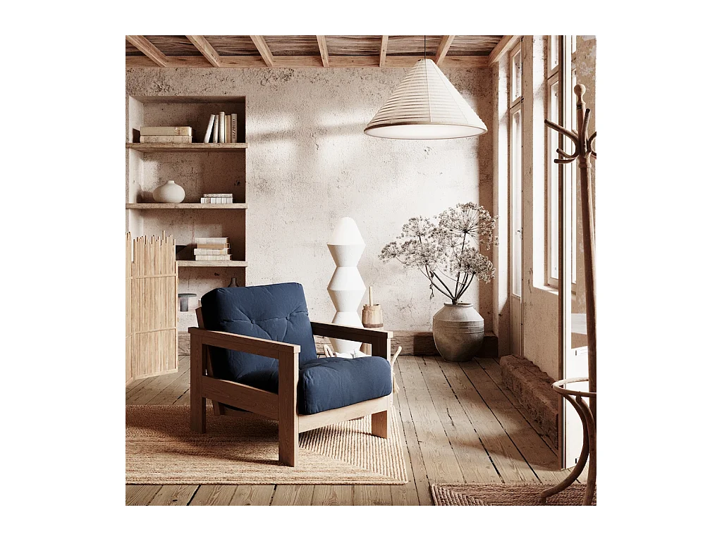 Sessel 0,75x1,05x0,83 m Blau Mexico