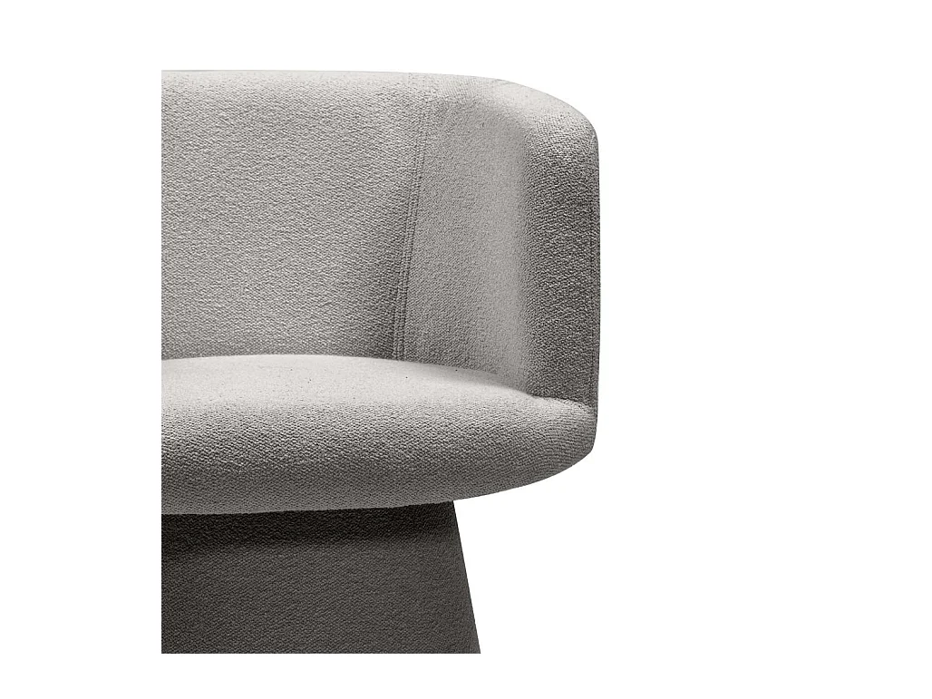 Fauteuil pivotant 60x60x80 cm Gris IMAR