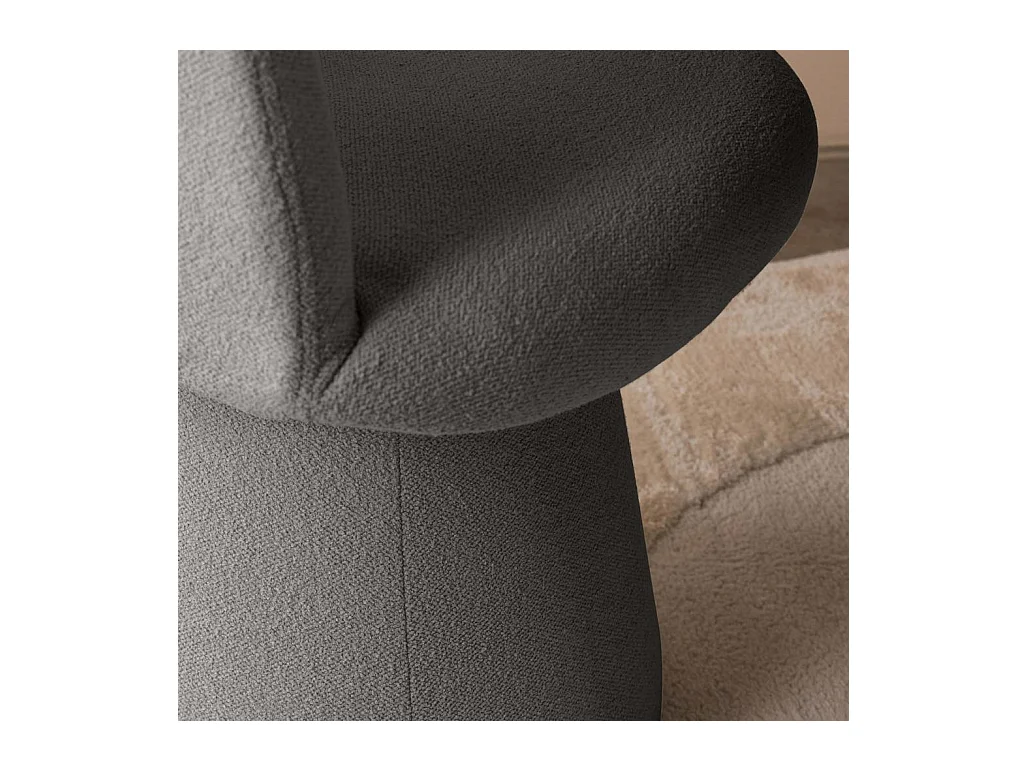 Fauteuil pivotant 60x60x80 cm Gris IMAR