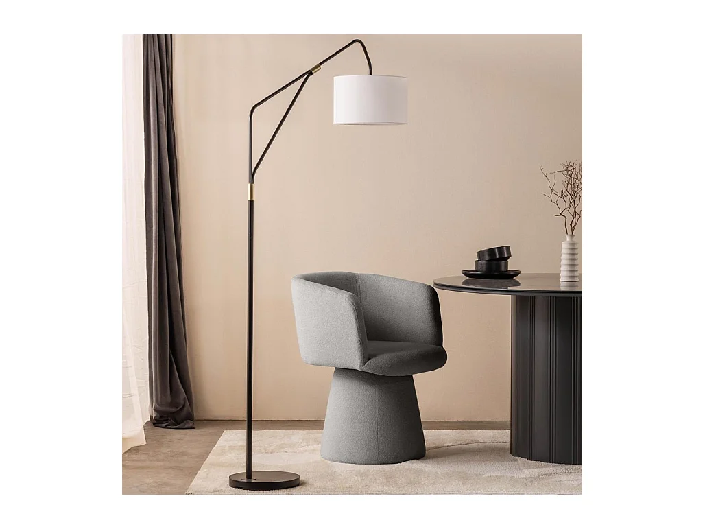 Fauteuil pivotant 60x60x80 cm Gris IMAR