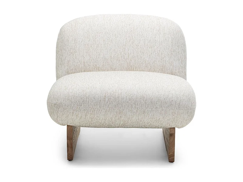 Lounge stoel 75x81x92 cm beige Mamet