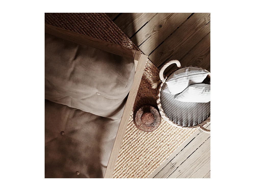 Fauteuil 0,75x1,05x0,83 m Crème Mexique