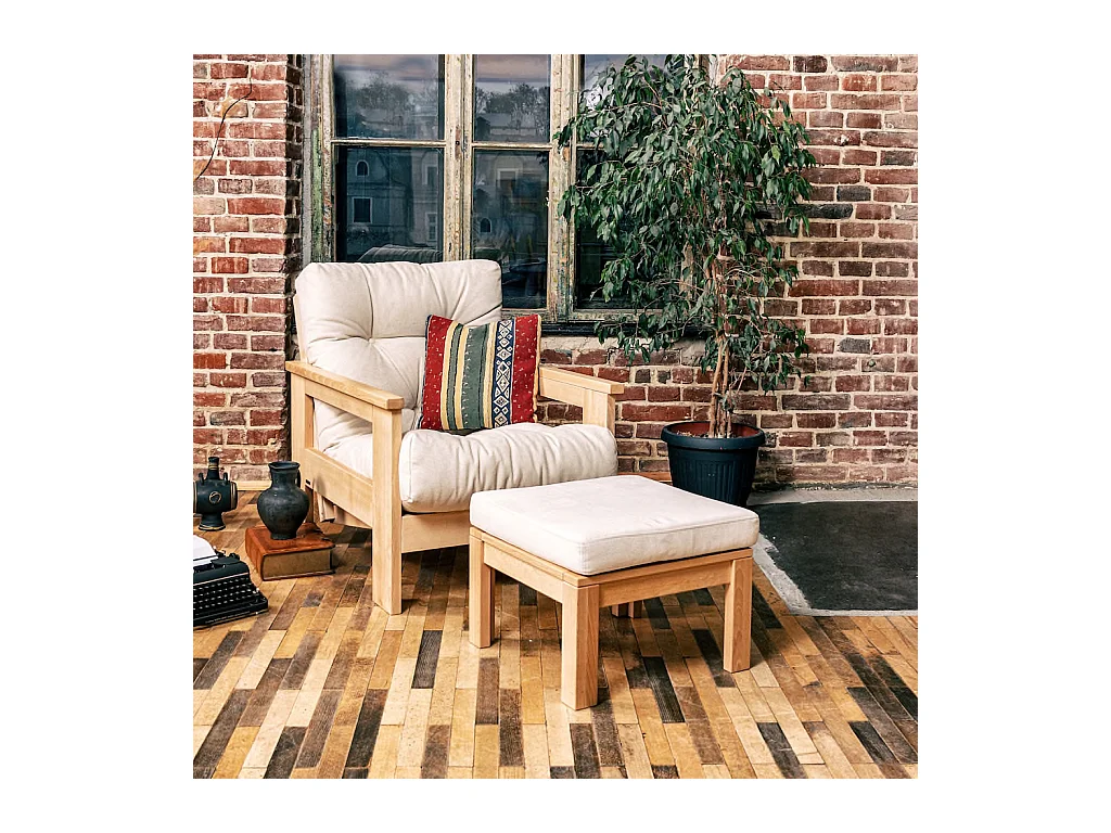 Sessel 0,75x1,05x0,83 m Creme Mexiko