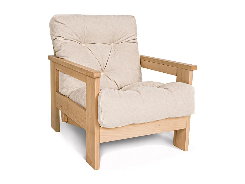 Fauteuil 0,75x1,05x0,83 m Crème Mexico