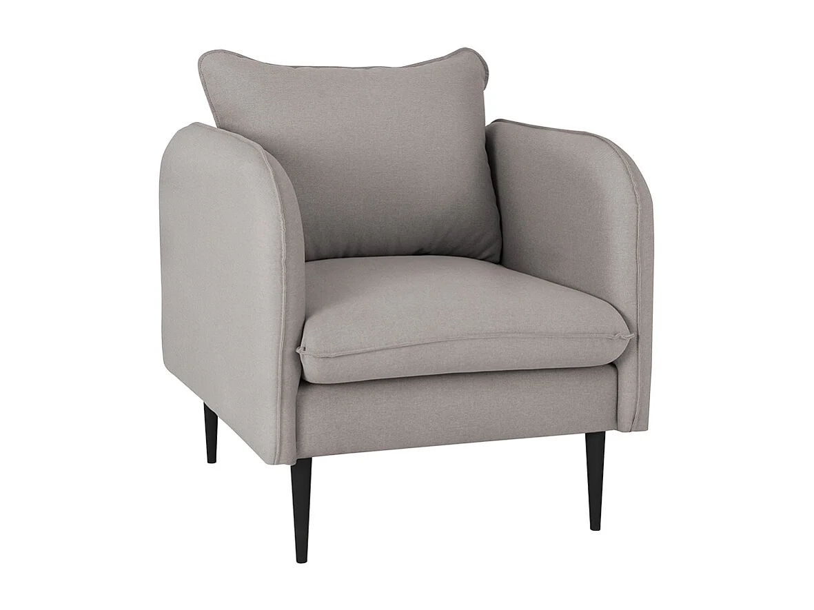 Sillón 0,89x0,8x0,9 m negro Posh