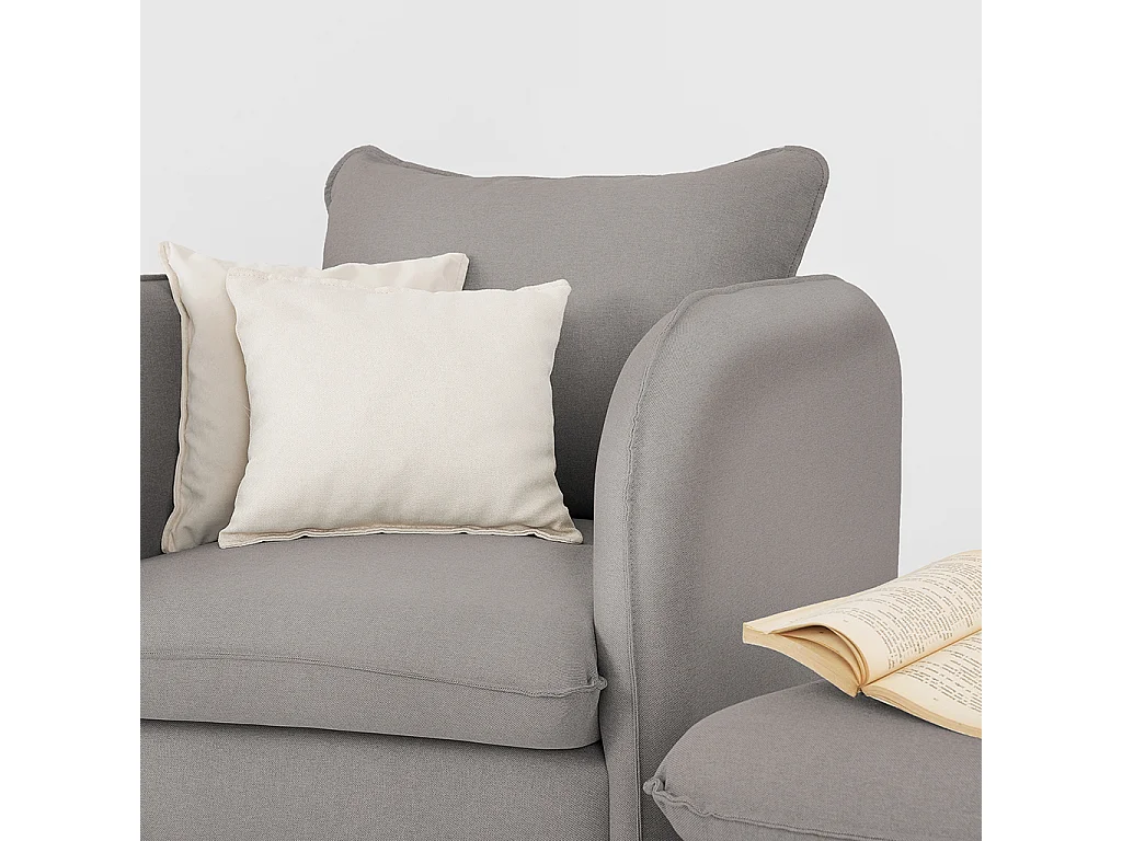 Sillón 0,89x0,8x0,9 m negro Posh