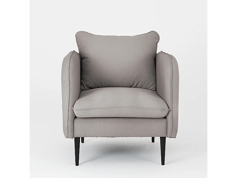 Fauteuil 0,89x0,8x0,9 m noir Posh